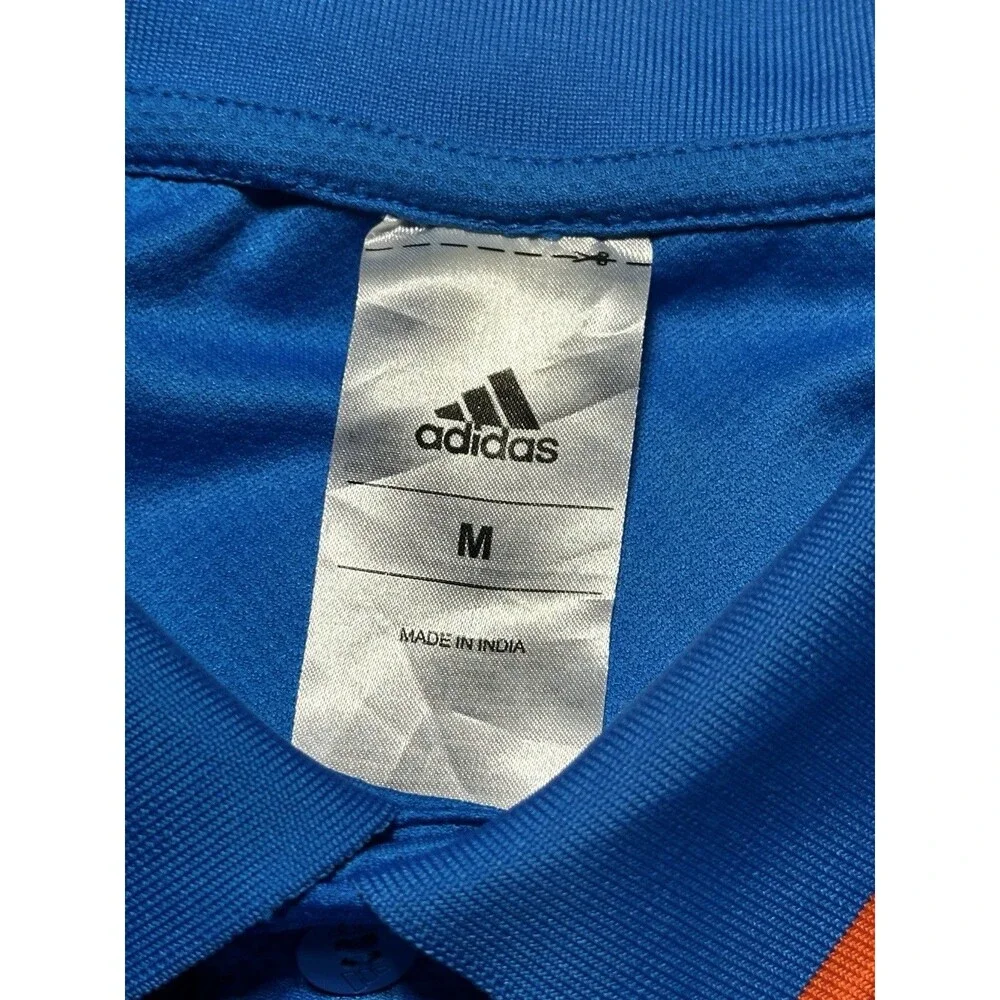 India Cricket Team Dream11 Adidas Jersey Shirt Blue Mens Size Medium